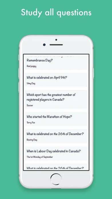 Capturas de pantalla de Citizenship Test.