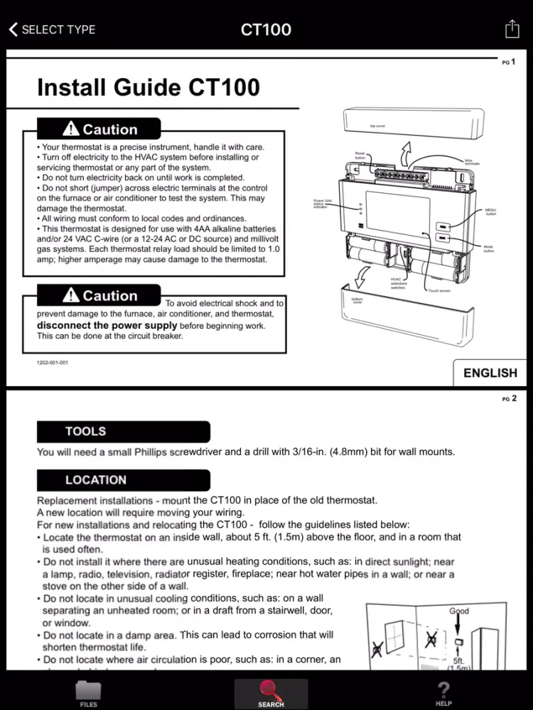 Thermostats iPad 应用截图