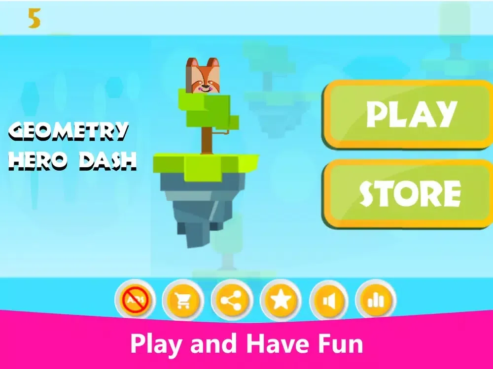 Captures d'écran de Geometry Hero Dash iPad 