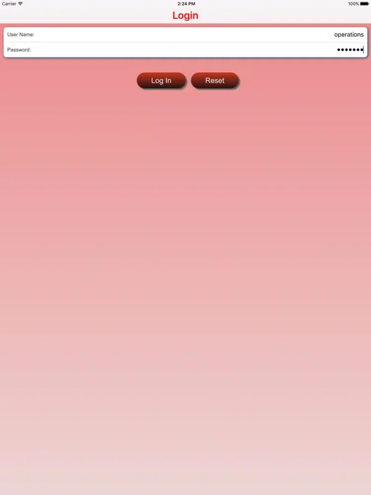 Capturas de tela do mReceipts iPad 