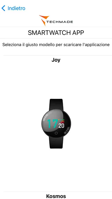 Capturas de tela do TechmadeSmartwatch