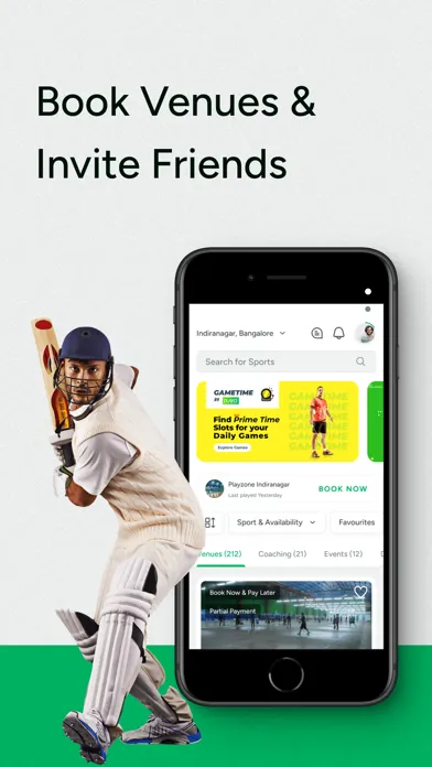 Zrzuty ekranu Playo - Sports Community App