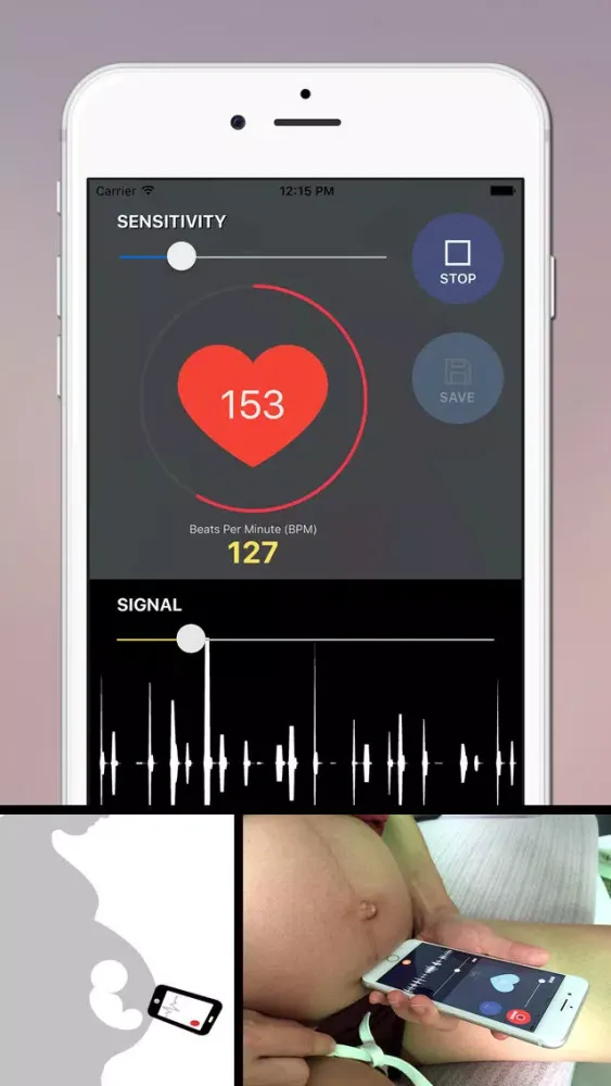 Zrzuty ekranu Baby Beat - Heartbeat Viewer