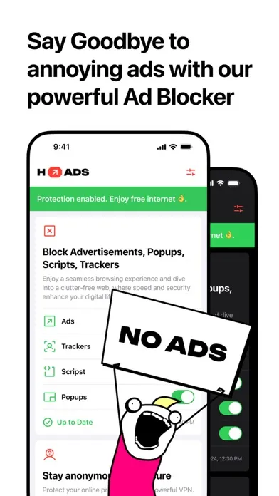 Capturas de tela do H Ads - Adblock & VPN