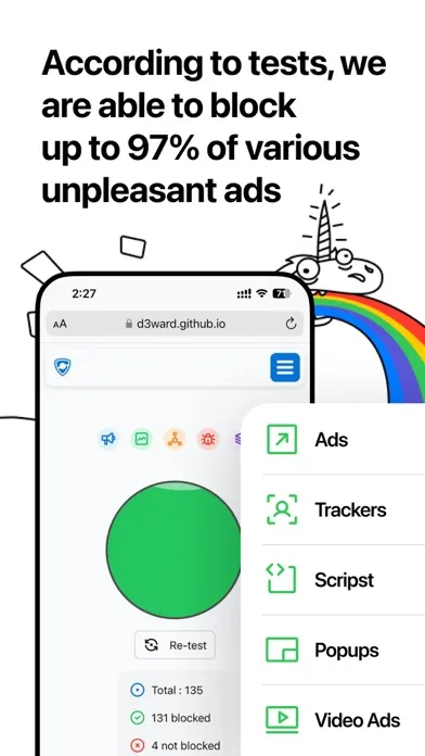 Capturas de tela do H Ads - Adblock & VPN