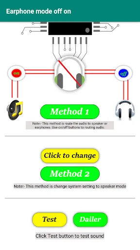 Earphone mode off Screenshots