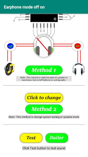 Earphone mode off Screenshots