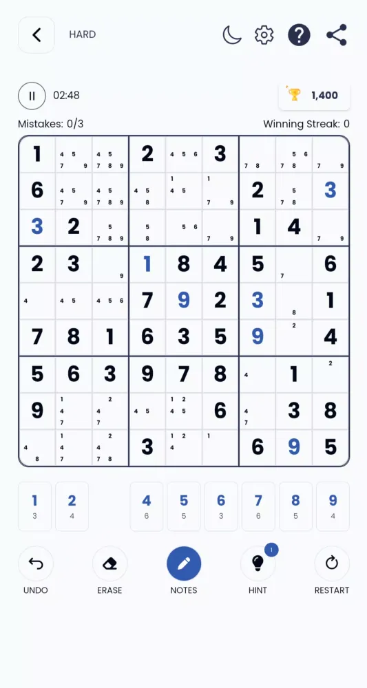 Sudoku - Classic Sudoku Puzzle Screenshots