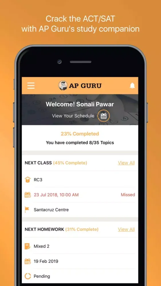 Screenshot di AP Guru