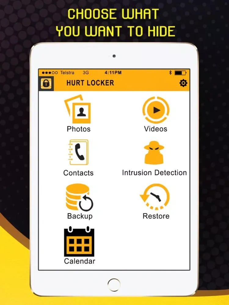 Скриншоты Hide Pics Hide Videos Hide Contacts and More iPad 