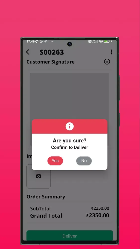 XpressD - Odoo Delivery app Screenshots