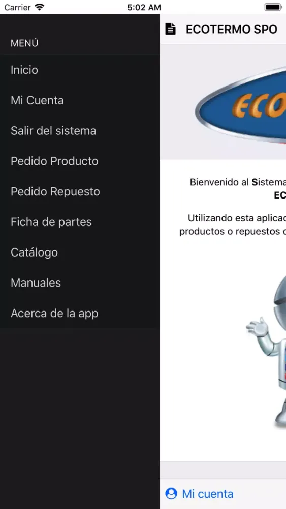 Screenshot di Ecotermo SPO