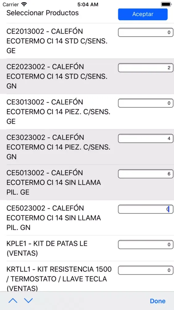 Screenshot di Ecotermo SPO