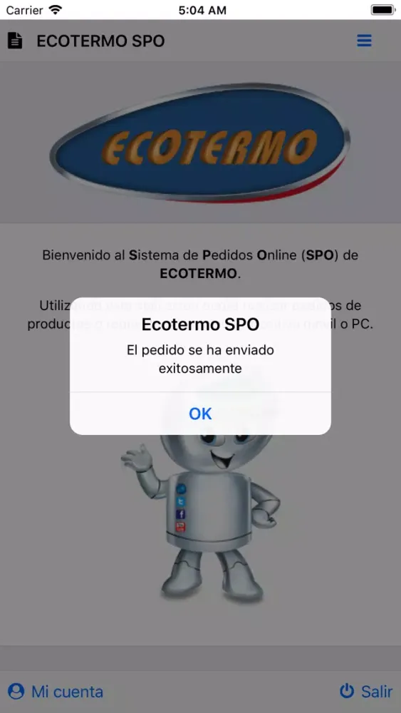 Screenshot di Ecotermo SPO