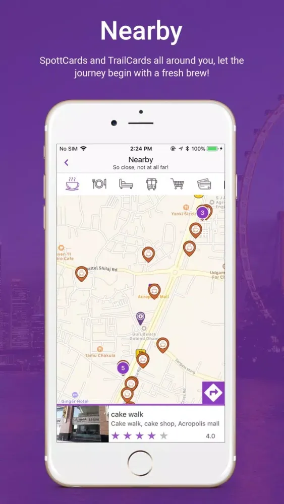 Capturas de tela do Spotter - Socio Travel App