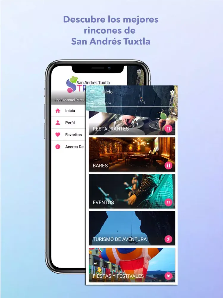 Capturas de pantalla de SAT Travel iPad 