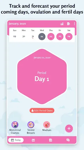Capturas de tela do Ovulation: Period Tracker