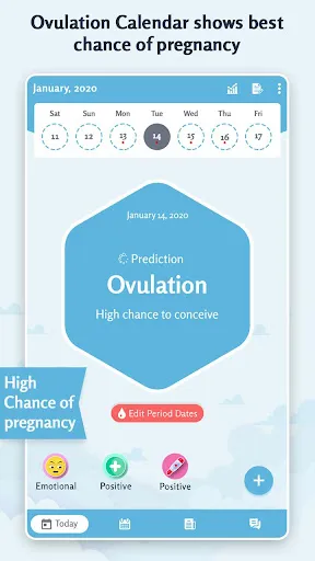 Capturas de tela do Ovulation: Period Tracker