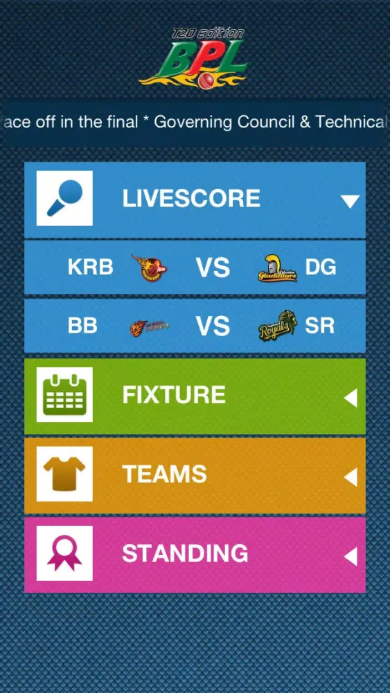Zrzuty ekranu T20 Cricket - BPL edition