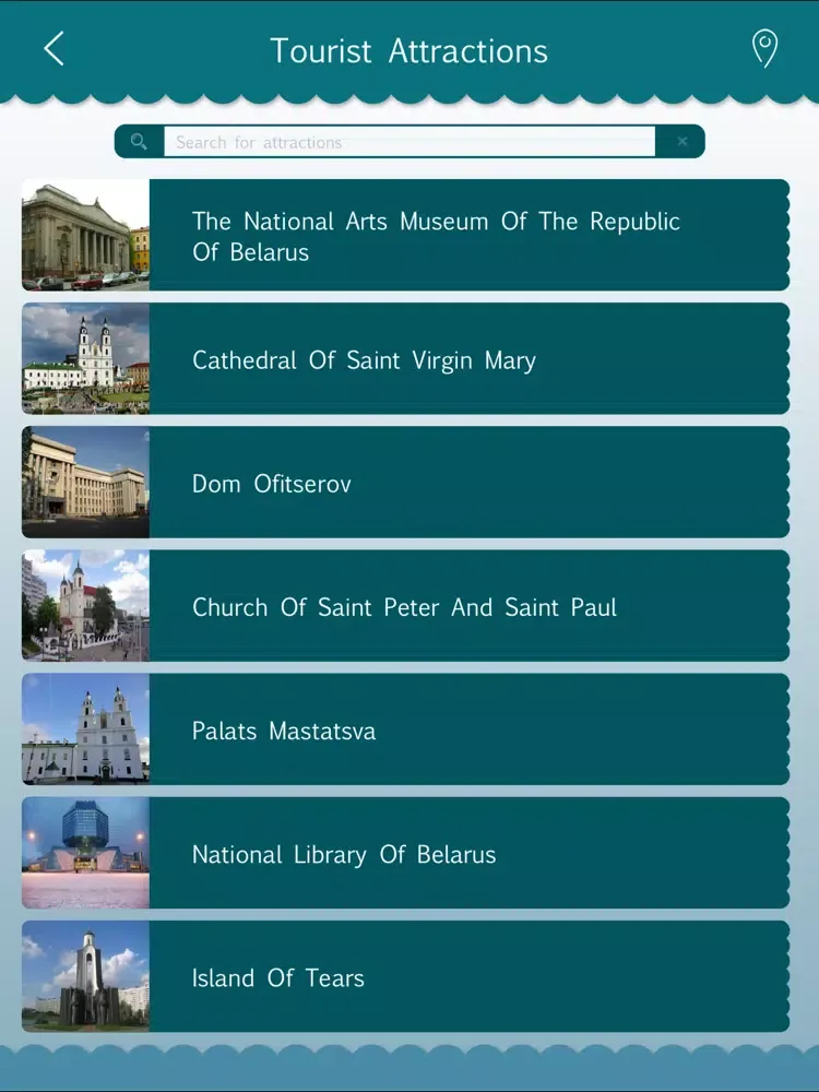 Zrzuty ekranu Belarus Tourism iPad 
