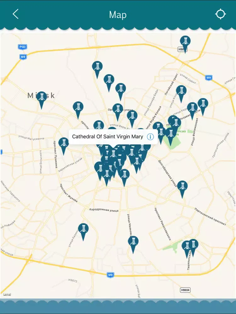 Zrzuty ekranu Belarus Tourism iPad 