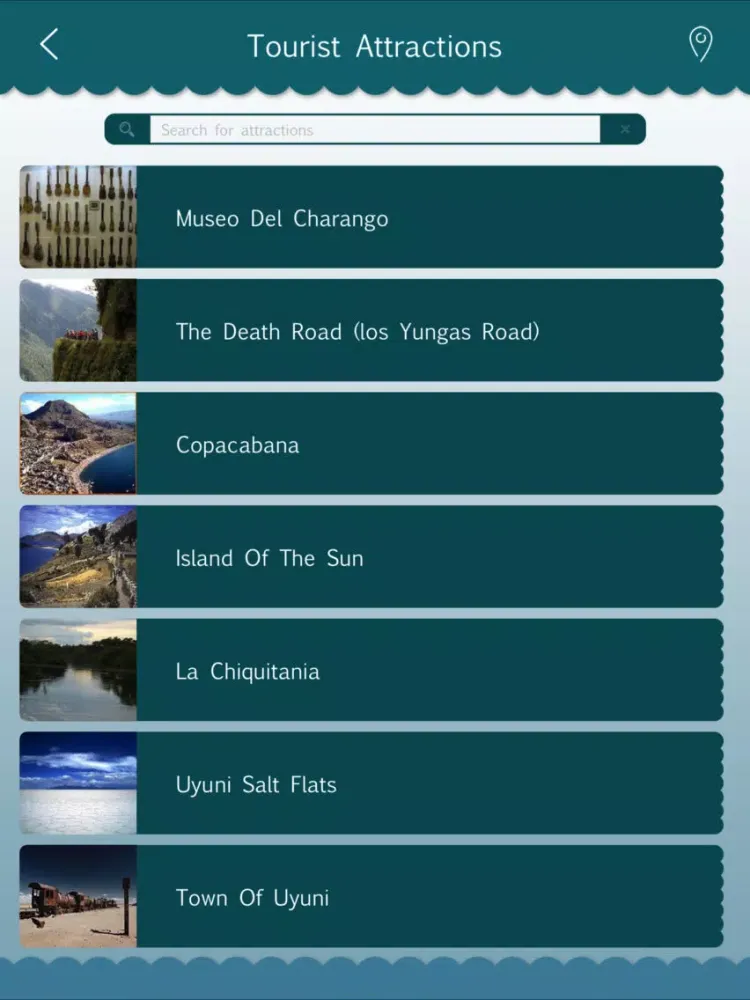 Zrzuty ekranu Bolivia Tourist Guide iPad 
