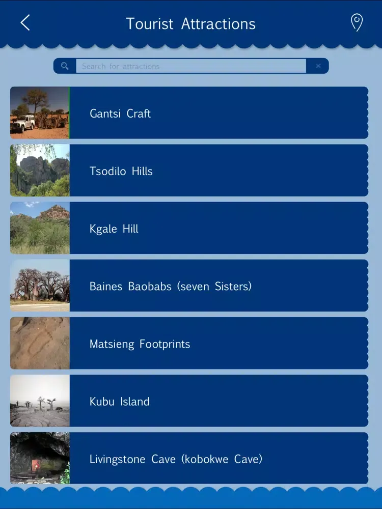 Visit Botswana iPad  Screenshots