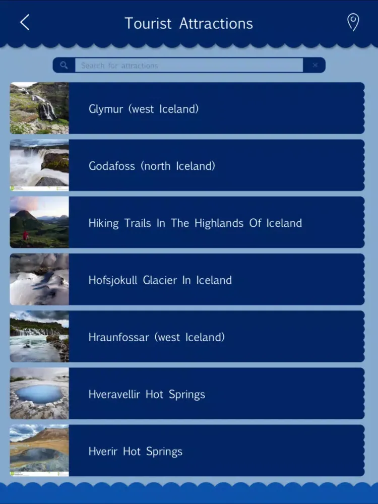 Iceland Things To Do iPad  Screenshots