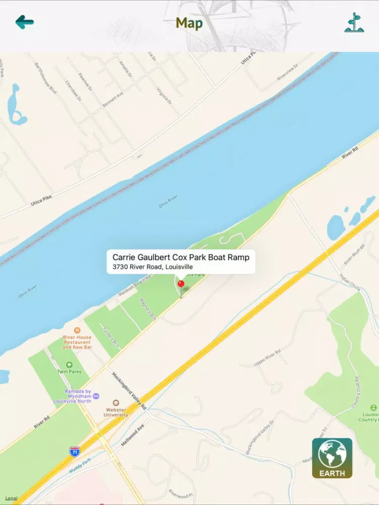 Indiana Boat Ramps & Docks iPad  Screenshots
