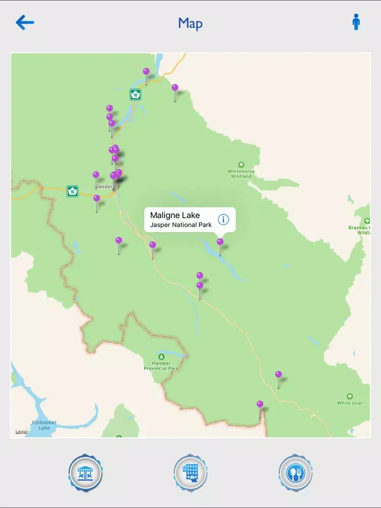 ภาพหน้าจอของ Jasper National Park Tourism iPad 