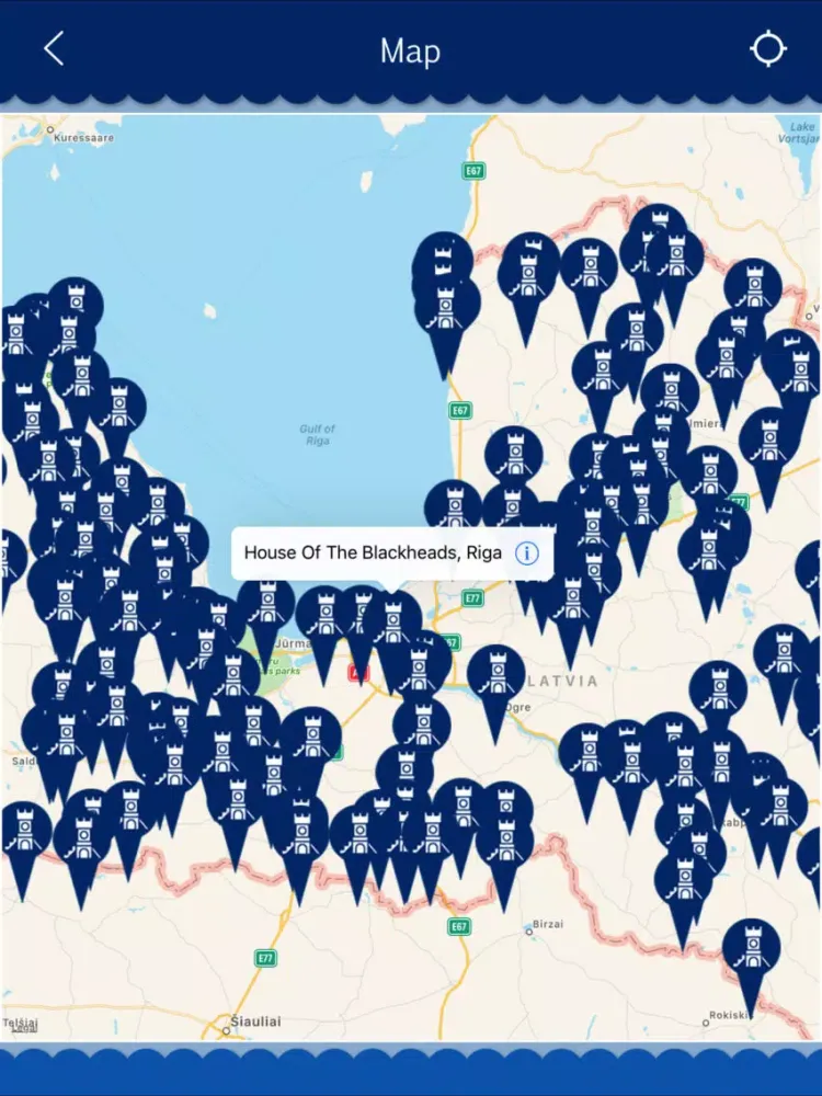 ภาพหน้าจอของ Latvia Tourism Guide iPad 