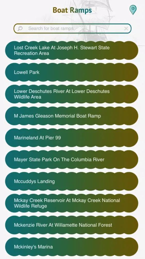 Oregon Boat Ramps - USA 스크린샷
