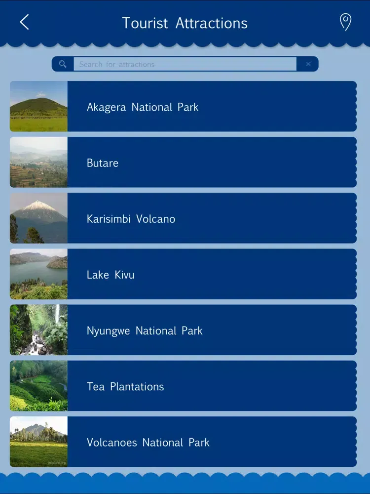 Скриншоты Rwanda Tourism iPad 