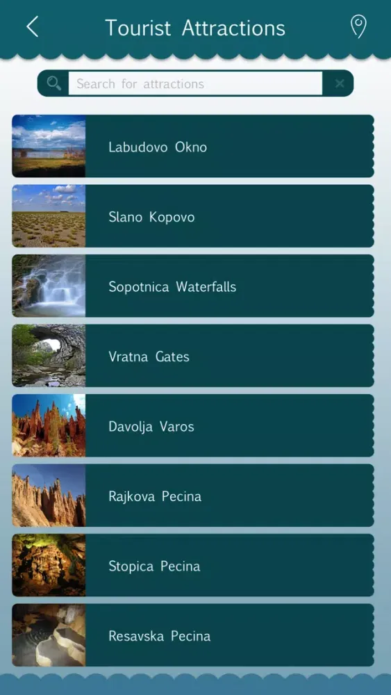 Capturas de tela do Serbia Tourism