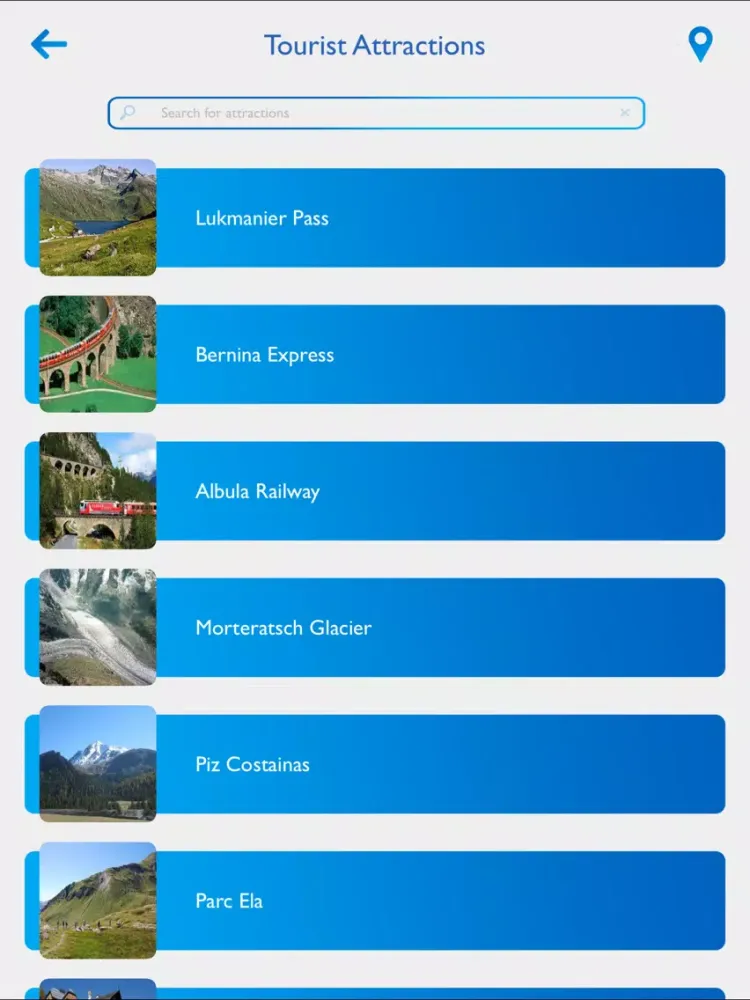 Swiss National Park iPad 應用截圖
