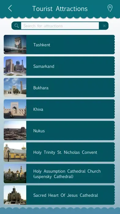 Screenshot di Uzbekistan Travel Guide