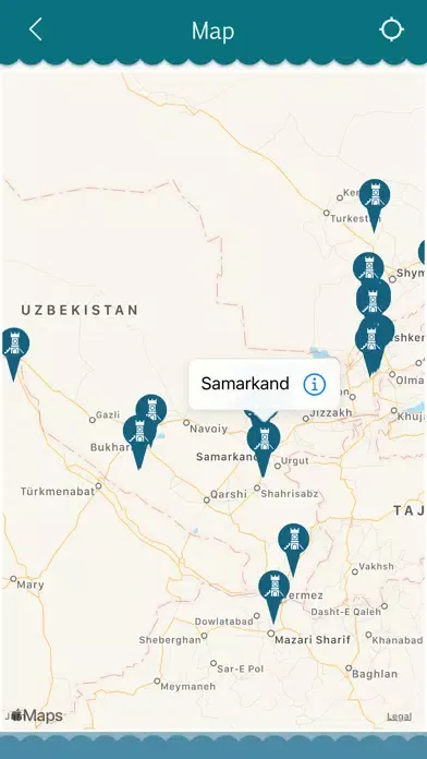 Screenshot di Uzbekistan Travel Guide