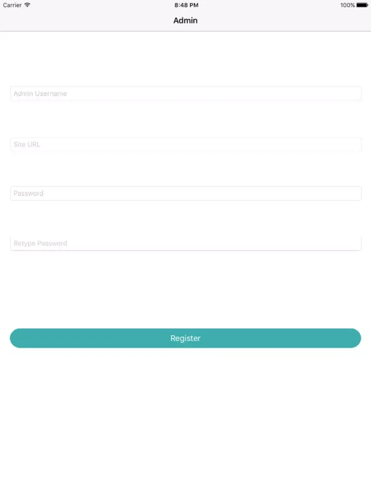 Admin Login iPad 应用截图