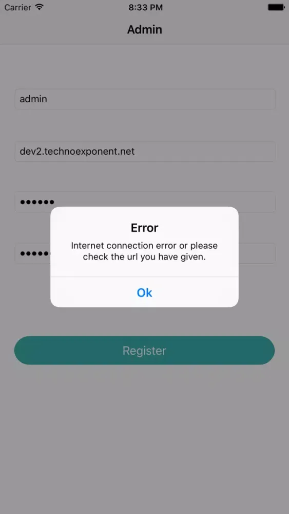 Admin Login应用截图