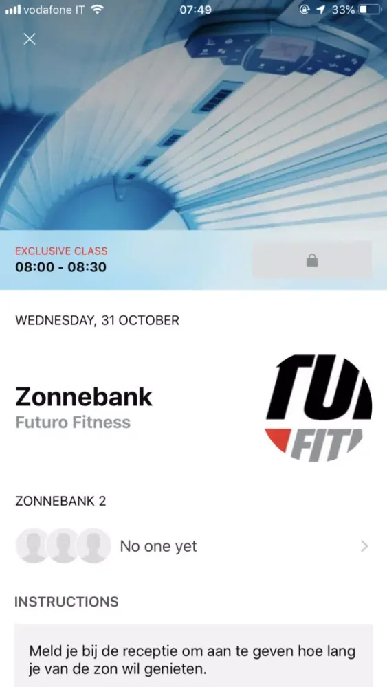 Futuro Fitness Ekran Görüntüleri