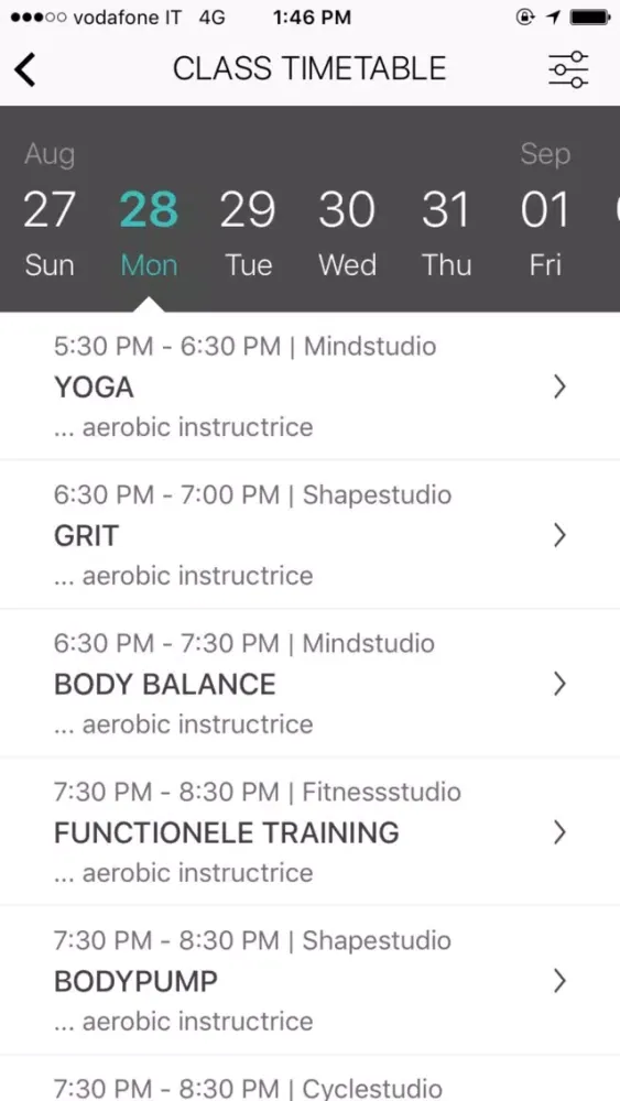 Capturas de pantalla de MyLife Fitness