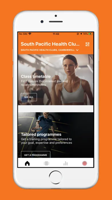 Zrzuty ekranu South Pacific Health Clubs