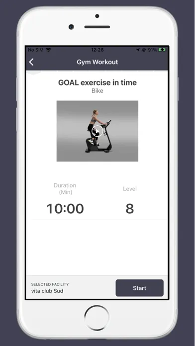 Captures d'écran de MYGYM Coach