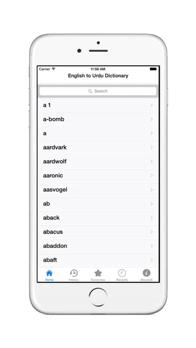 Screenshot di eDictionary - Urdu