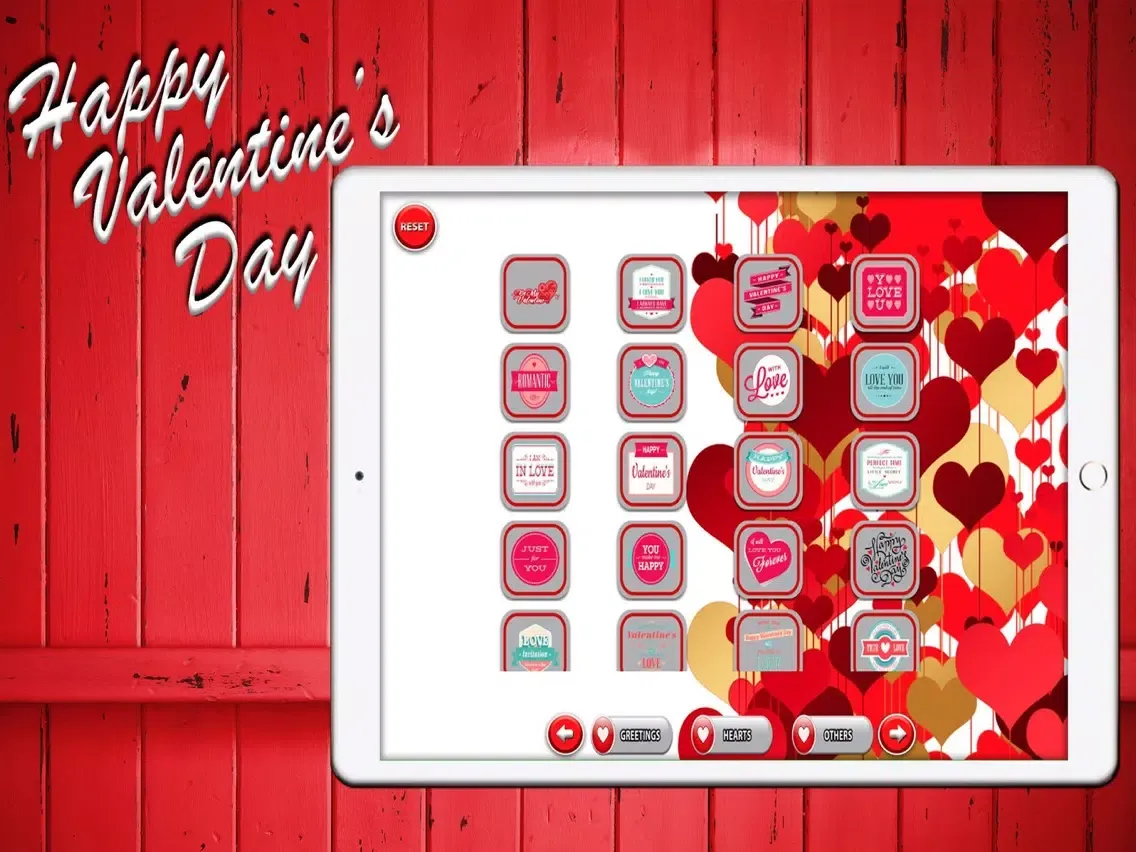 Captures d'écran de Valentines Day Card Maker: Share & Express Love iPad 