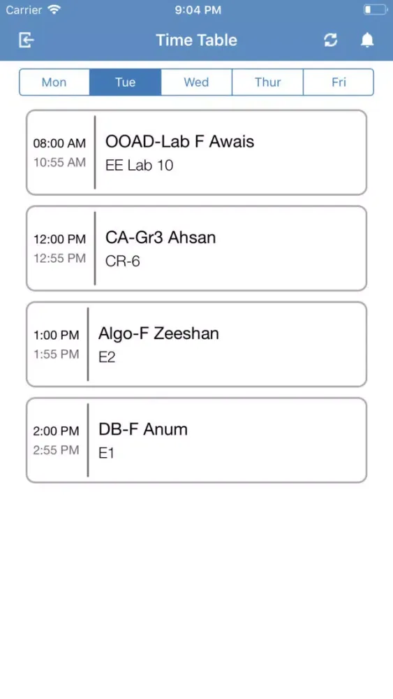 تصاویر FAST-NU KHI Timetable Notifier