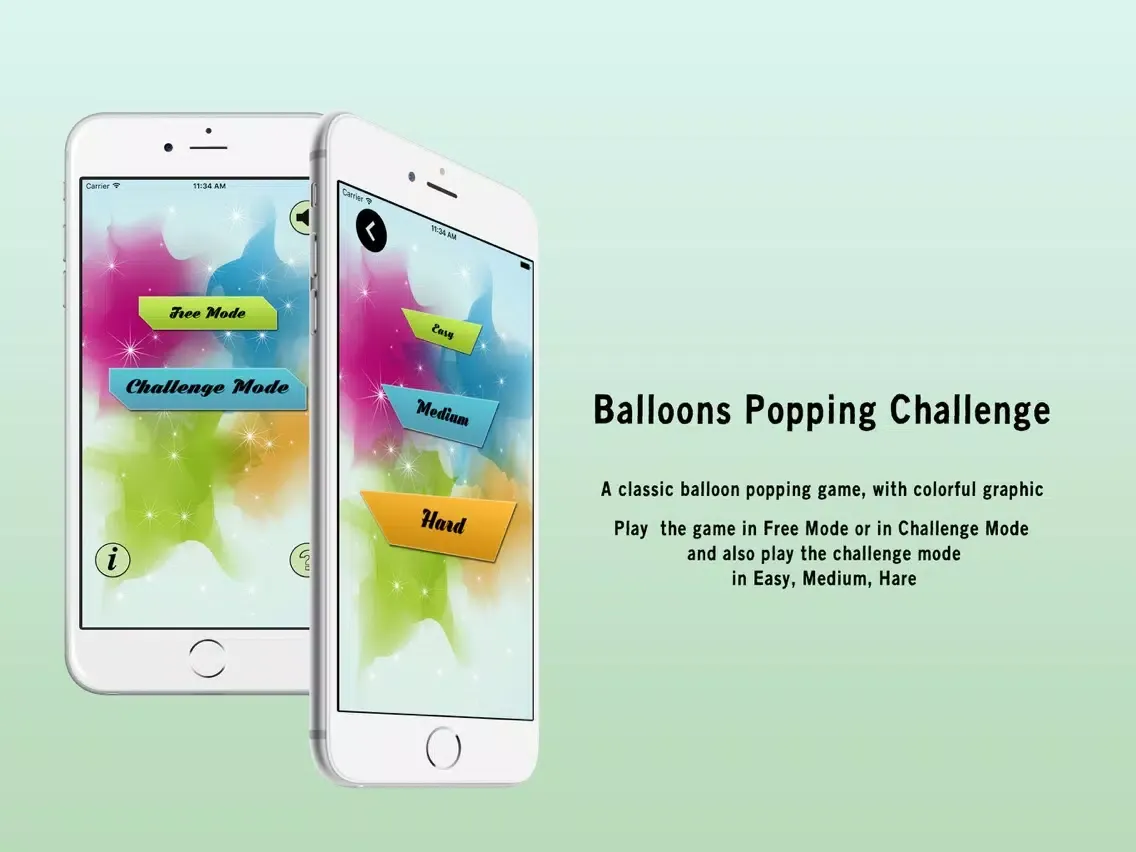 Balloon Smasher Kids Toddlers - Balloon Popping iPad  스크린샷