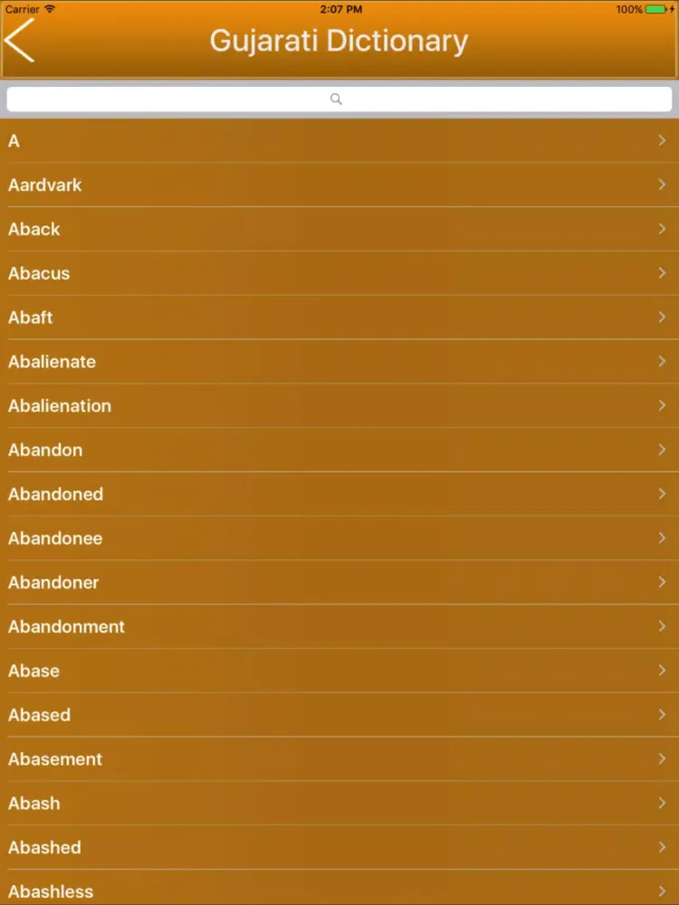 Tangkapan skrin Ultimate Gujrati Dictionary Offline Pro iPad 
