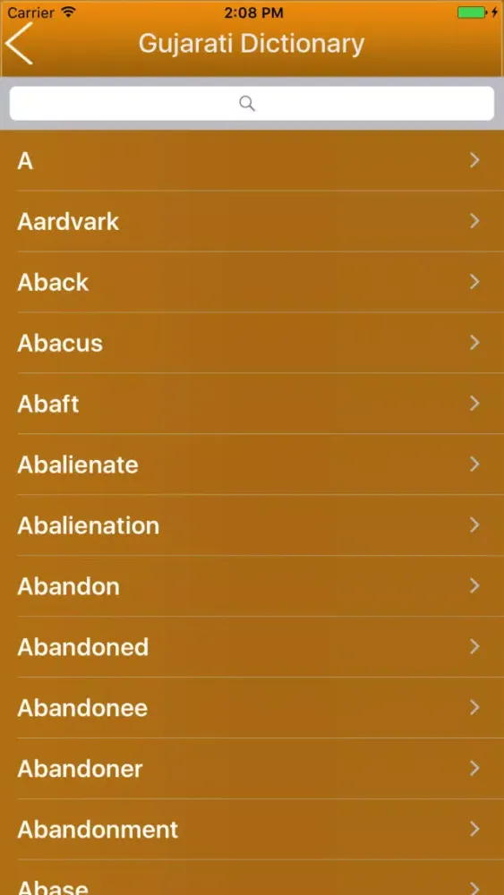 Tangkapan skrin Ultimate Gujrati Dictionary Offline Pro