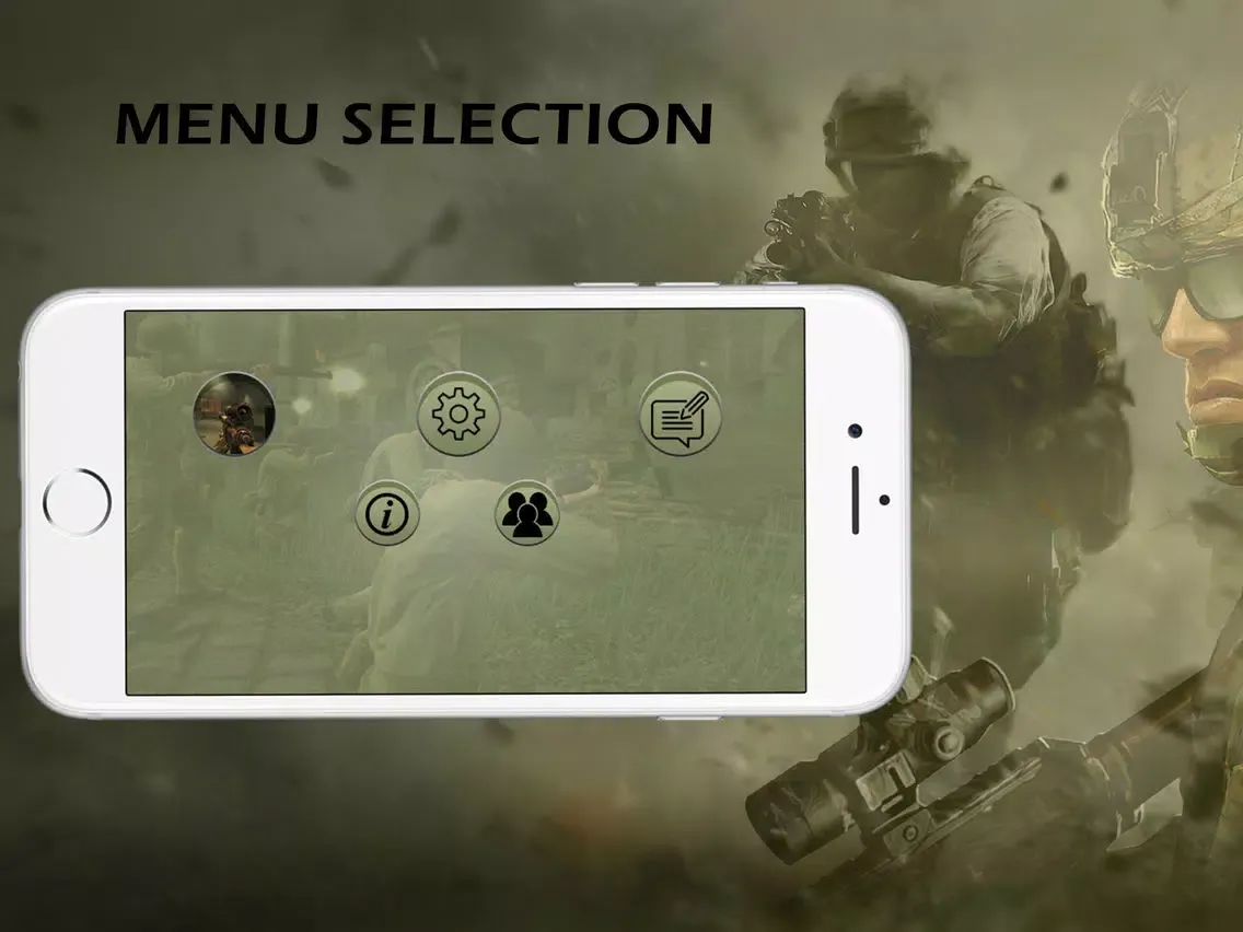 Weapon And Guns Sounds - Guns Shooter Free iPad  سکرین شاٹس